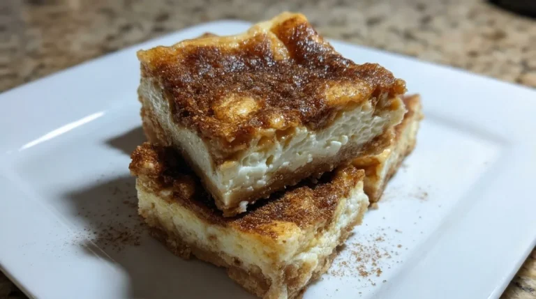 Cottage Cheese Apple Cinnamon Bars
