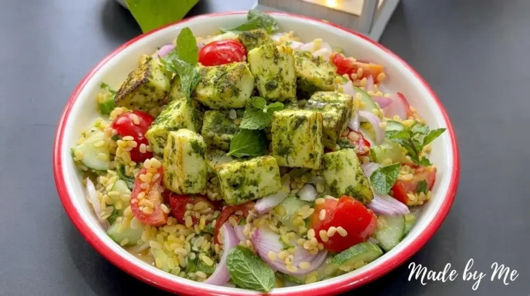 High Protein Mung Bean Salad with Paneer