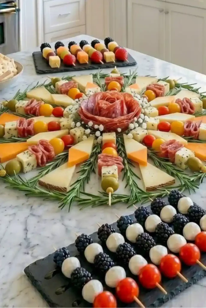 4th of July Charcuterie Wreath
