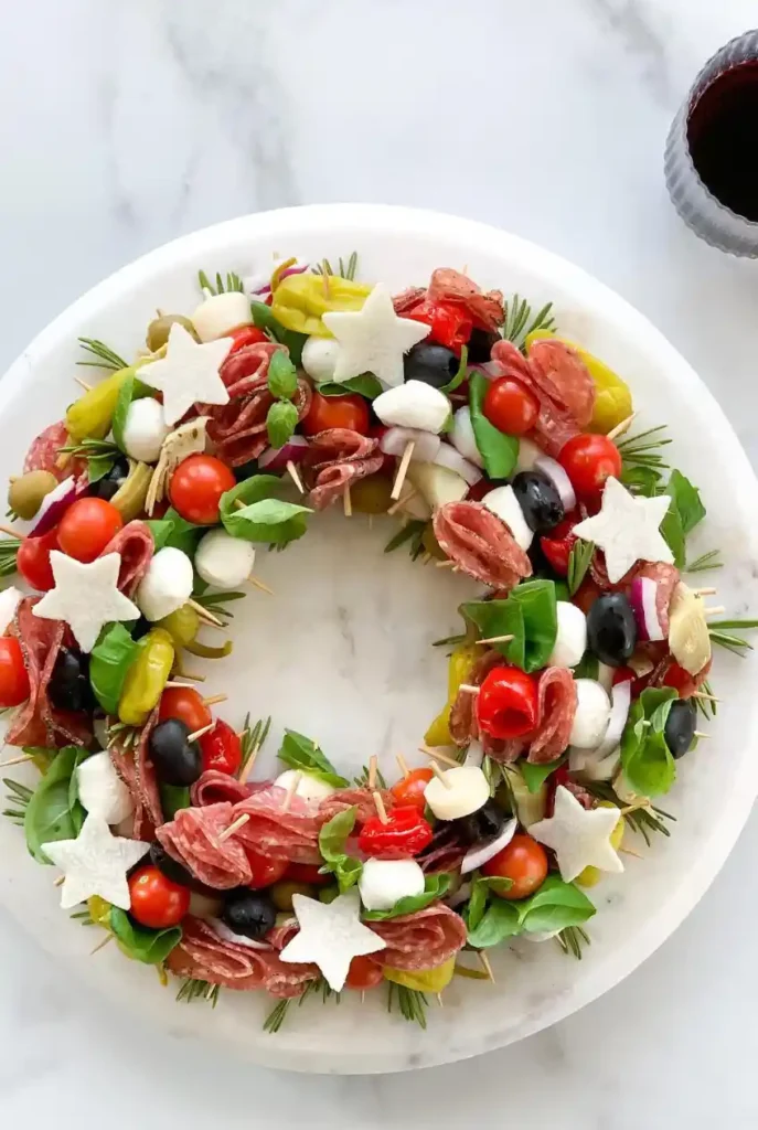 Antipasto Skewer Wreath