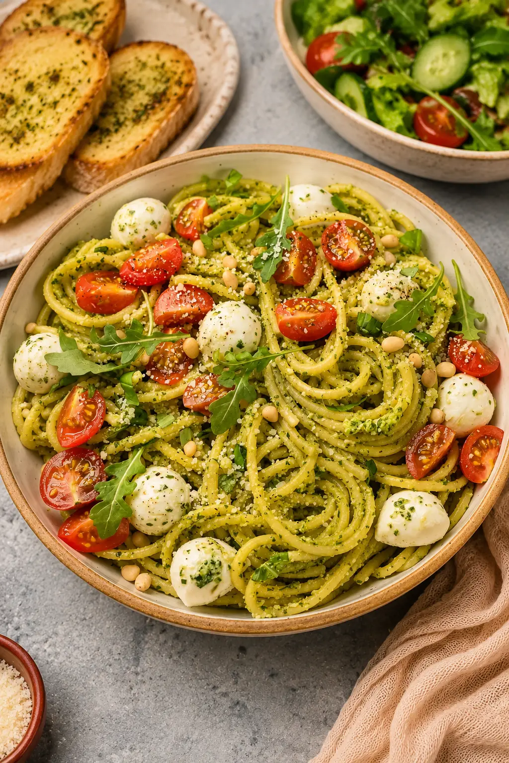 Arugula Pesto Pasta Recipe
