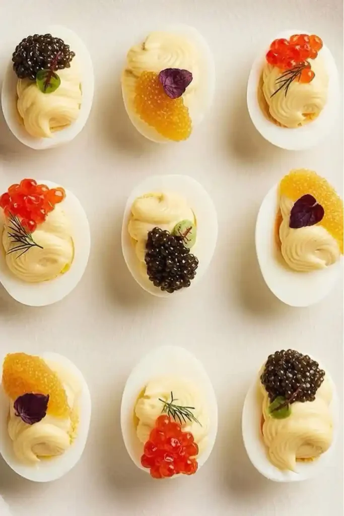 Caviar Deviled Eggs