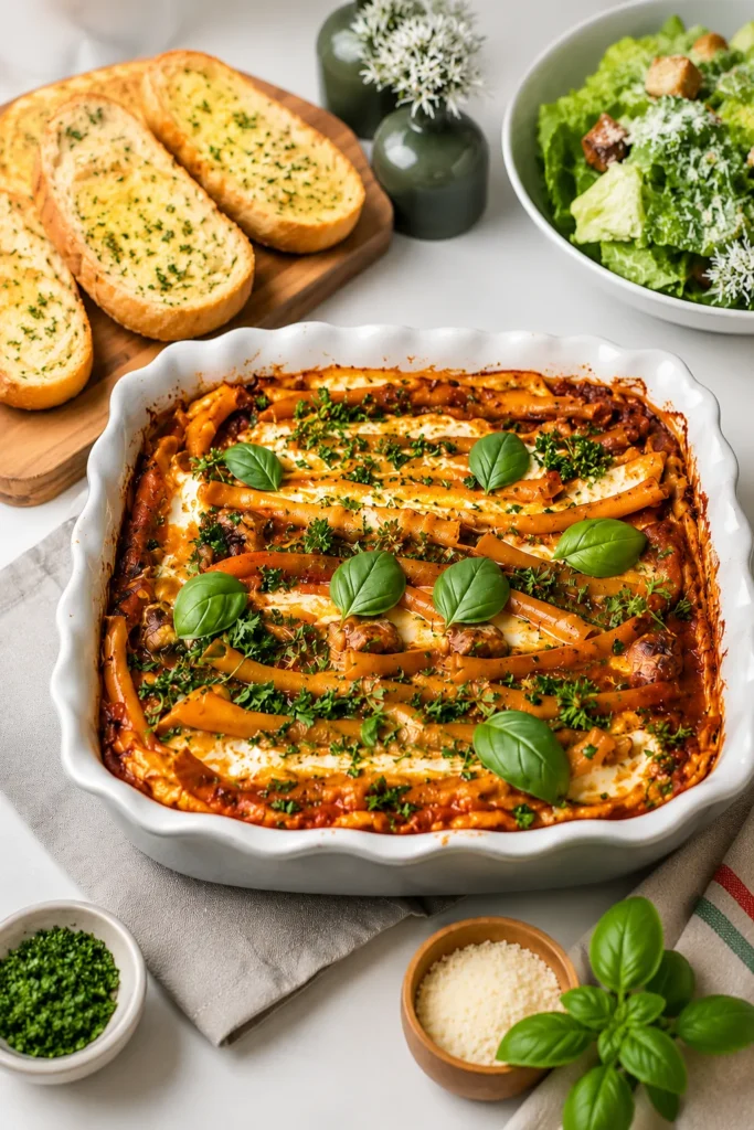 Cheesy Italian Pasta Bake