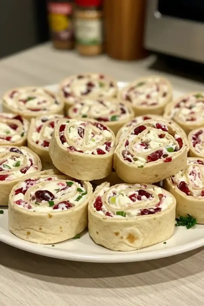 Cranberry Feta Pinwheels