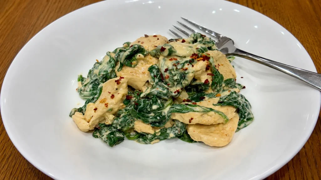 Creamy Chicken Spinach Recipe