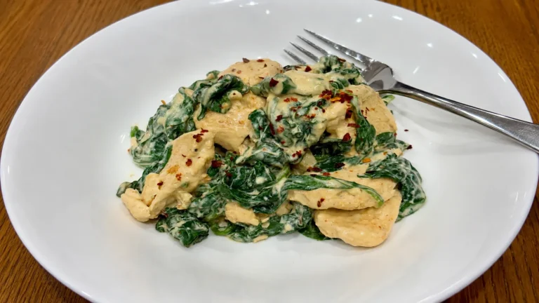 Creamy Chicken Spinach Recipe
