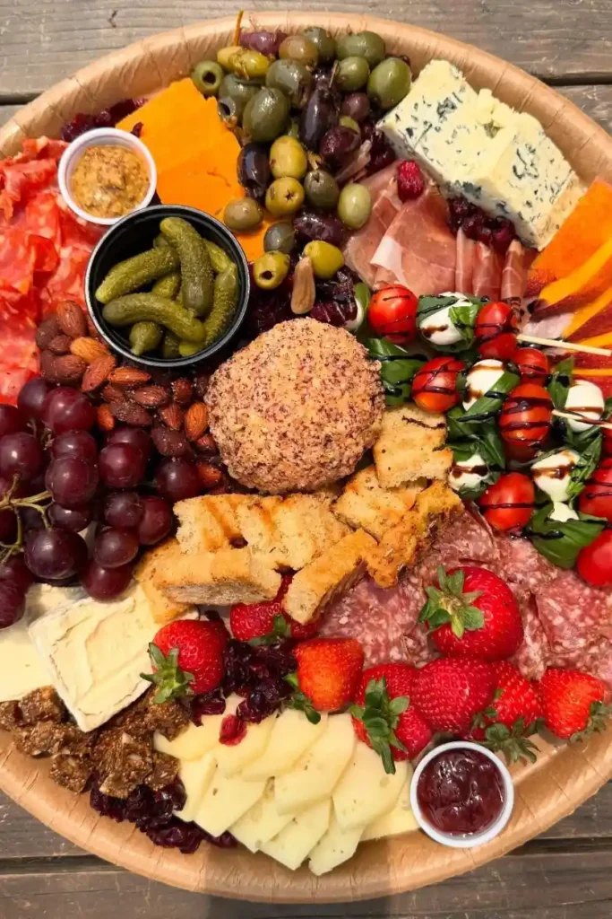 Fourth-of-July-Charcuterie-Board-with-cheeses-cured-meats-fresh-fruit-nuts-and-sweet-treats.webp