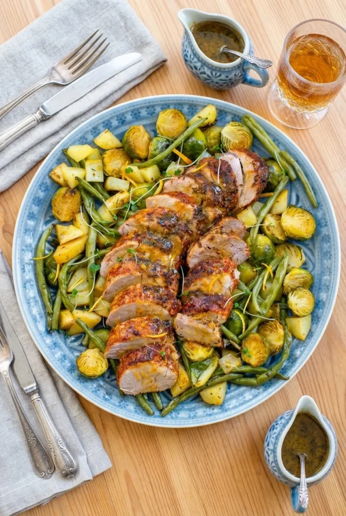 Garlic Herb Roasted Chicken with Vegetables