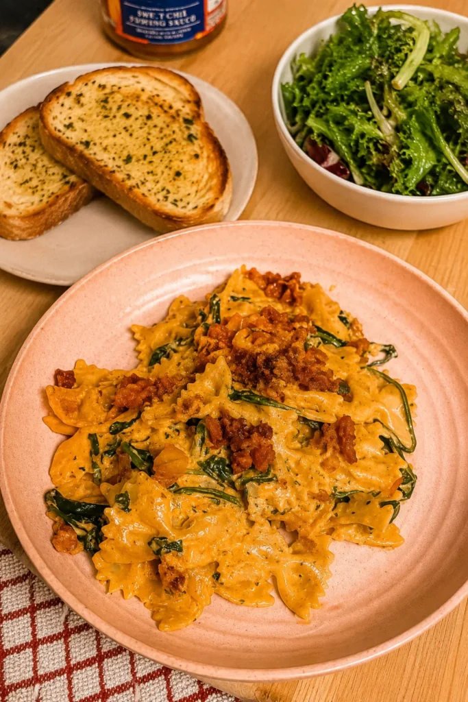 High-Protein Creamy Chorizo Pasta Recipe