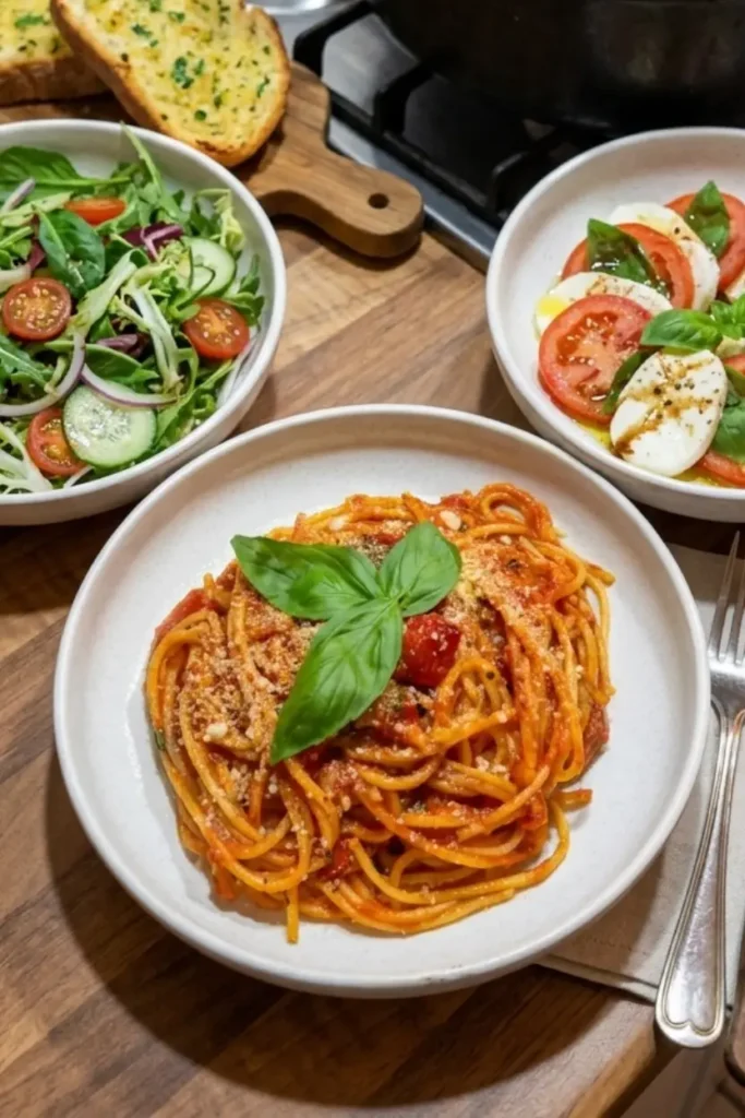 Italian Spaghetti Pomodoro Pasta Recipe