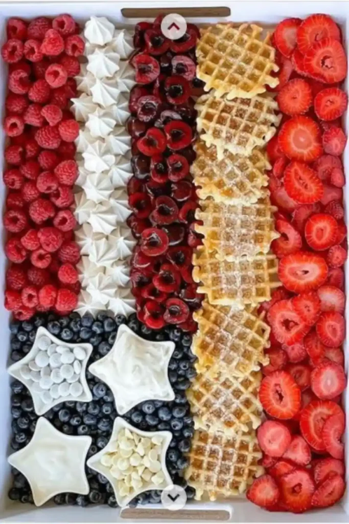 Patriotic Breakfast Charcuterie Board
