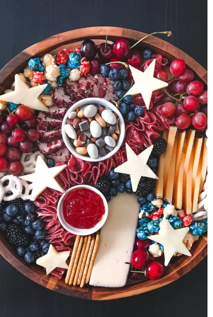 Patriotic Charcuterie Board