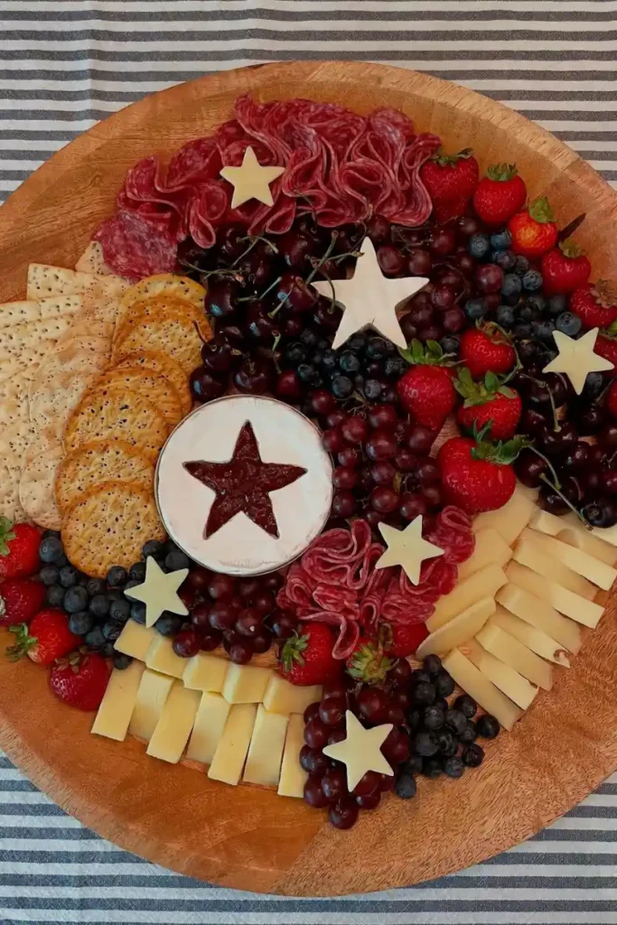 Patriotic Charcuterie Board