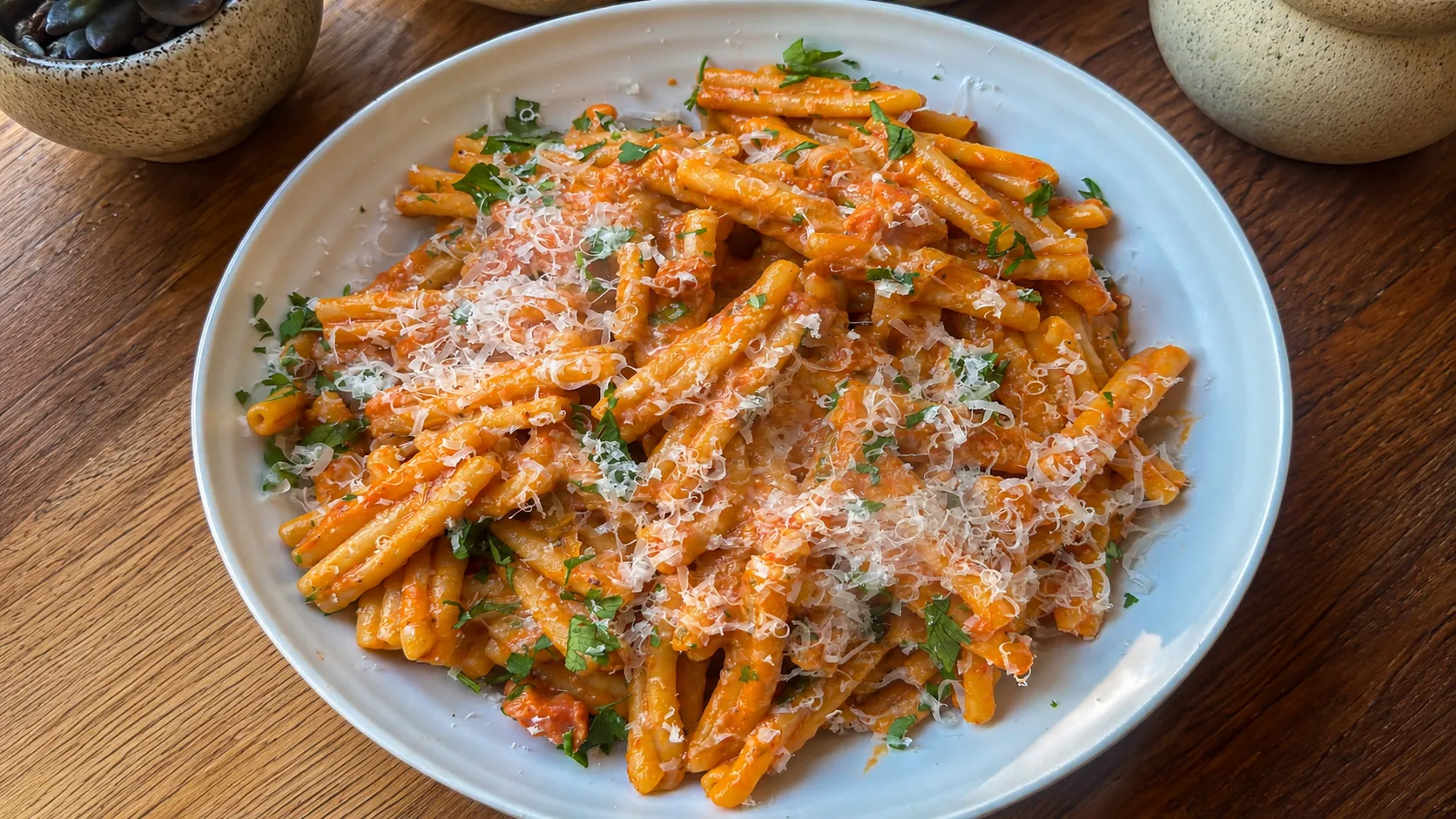Roasted Tomato Pancetta Pasta Recipe