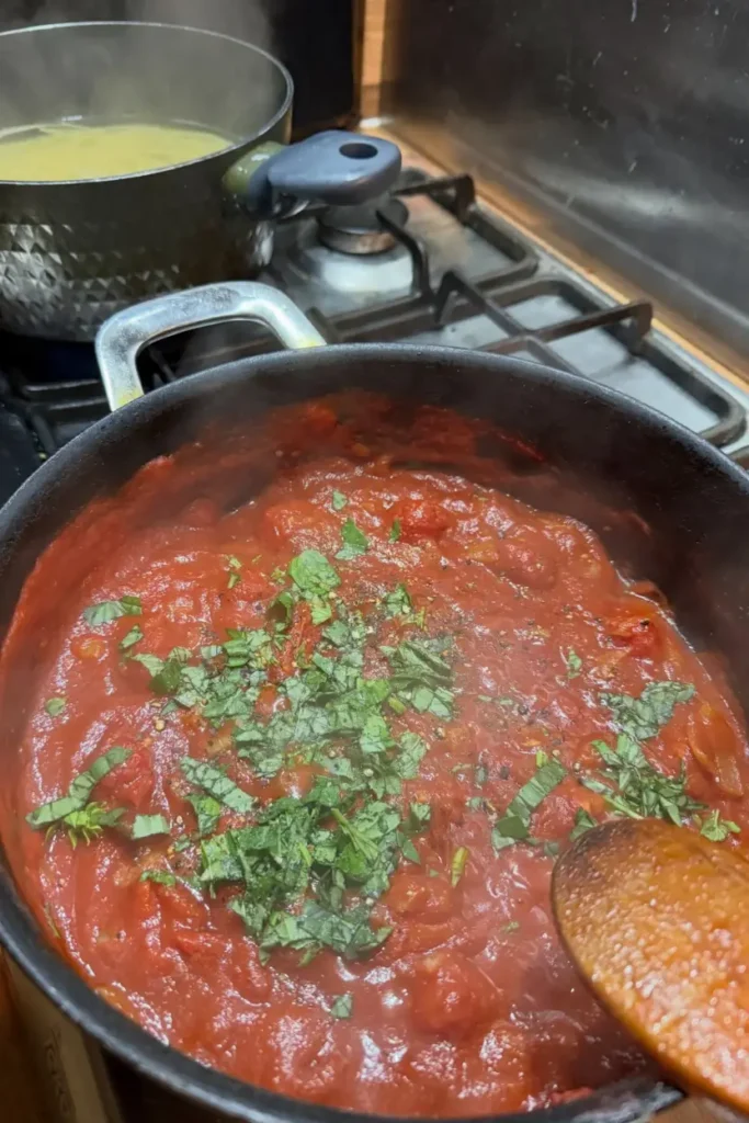 Simmer the Tomatoes