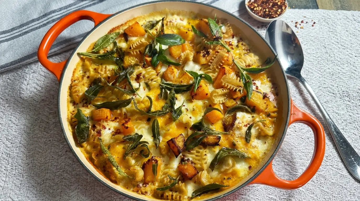Three Cheese Pasta Bake Recipe