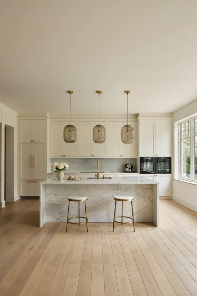 Elegant Gold Accent Kitchen