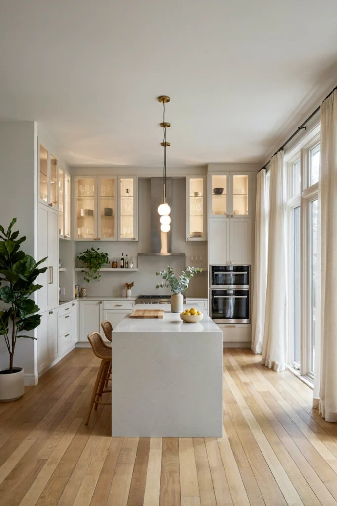 Glass Cabinet Kitchen