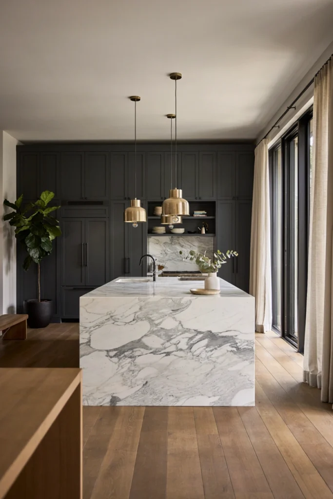 Luxury Dark Mood Kitchen