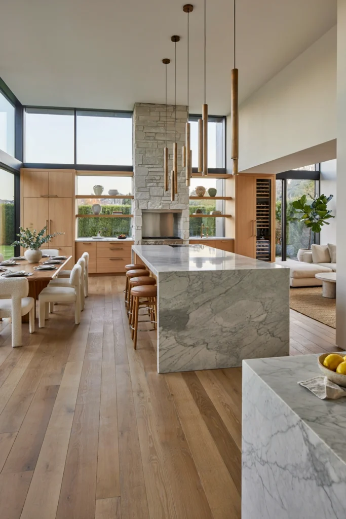 Luxury Open Concept Kitchen