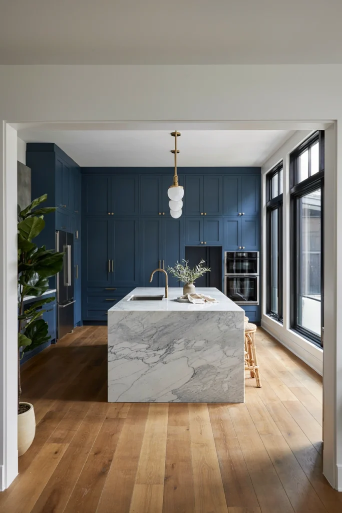 Navy Blue Kitchen