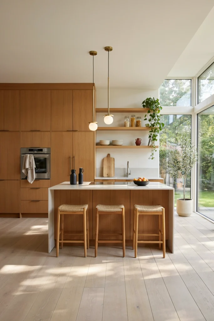 Warm Wood Kitchen