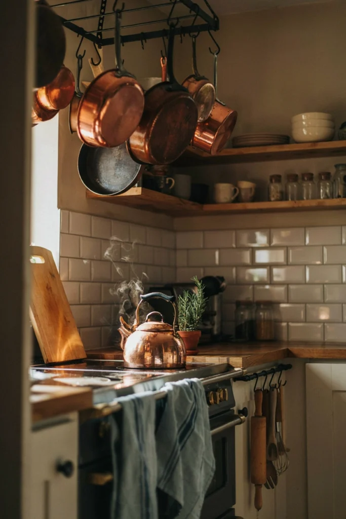 Antique Copper Kitchen Accessories