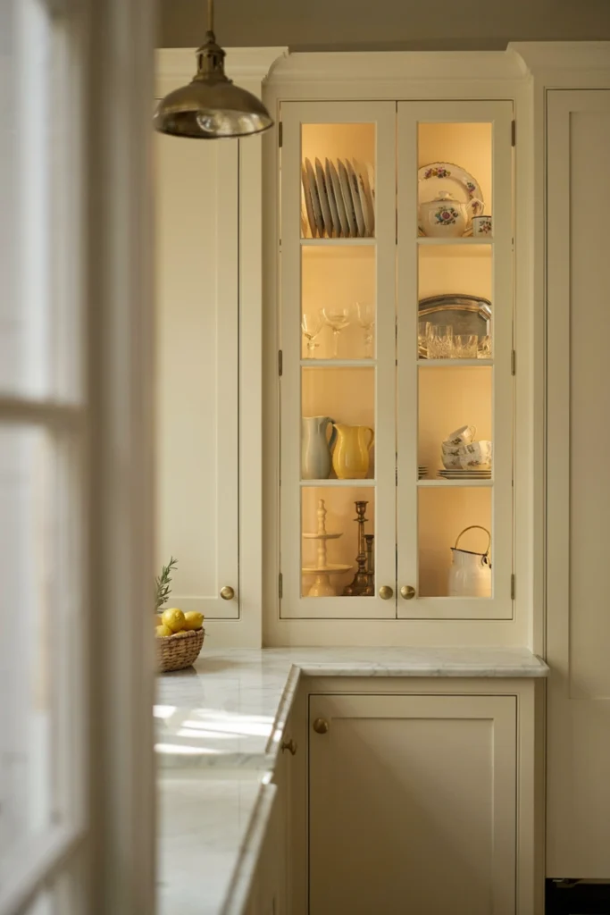 Antique Glass Cabinet Display