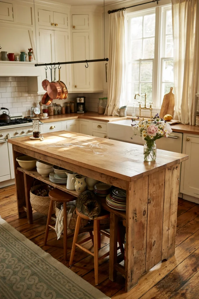 Rustic Farmhouse Kitchen Island Style