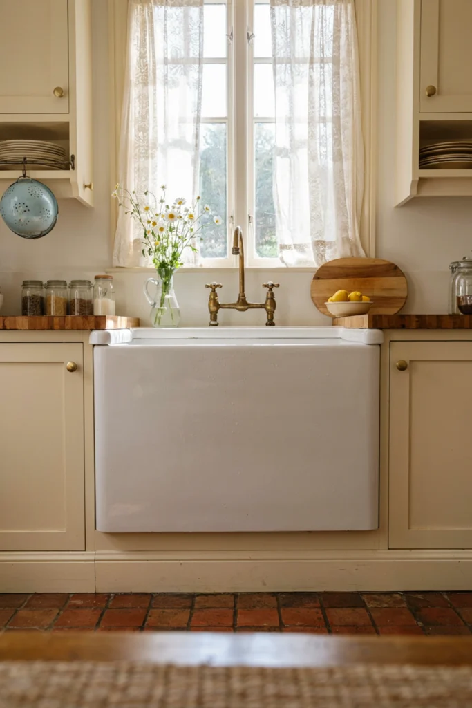 Vintage Apron Front Farmhouse Sink