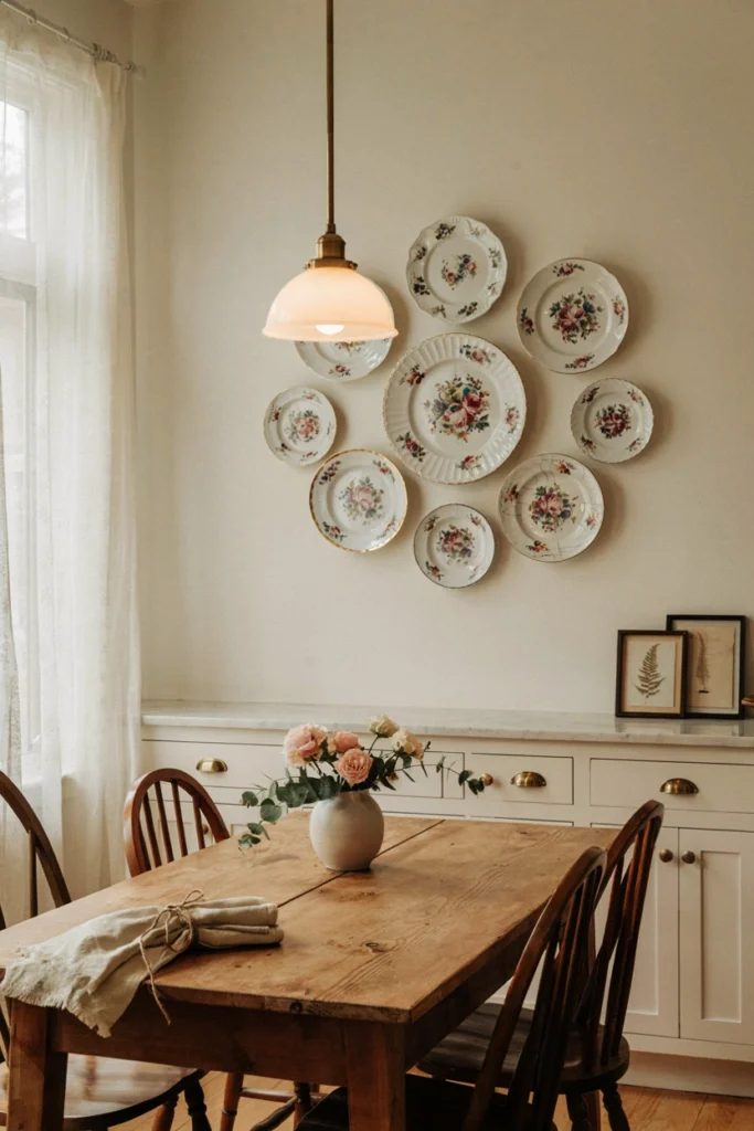 Vintage Plate Wall Display Ideas